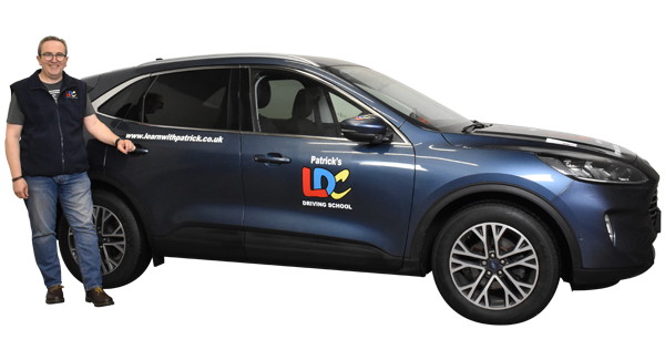 Patrick Bailly's driving school car